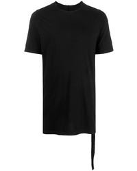 schwarzes T-Shirt mit einem Rundhalsausschnitt von Rick Owens DRKSHDW