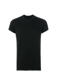 schwarzes T-Shirt mit einem Rundhalsausschnitt von Rick Owens DRKSHDW