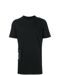 schwarzes T-Shirt mit einem Rundhalsausschnitt von Rick Owens DRKSHDW