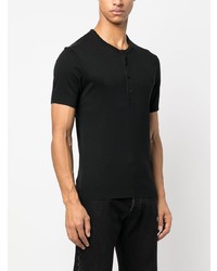 schwarzes T-Shirt mit einem Rundhalsausschnitt von Tom Ford