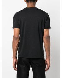 schwarzes T-Shirt mit einem Rundhalsausschnitt von Tom Ford