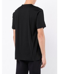 schwarzes T-Shirt mit einem Rundhalsausschnitt von Kiton