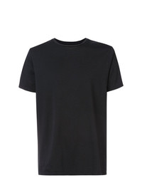 schwarzes T-Shirt mit einem Rundhalsausschnitt von SAVE KHAKI UNITED