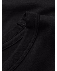 schwarzes T-Shirt mit einem Rundhalsausschnitt von Brioni