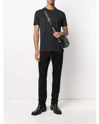 schwarzes T-Shirt mit einem Rundhalsausschnitt von Tom Ford