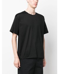 schwarzes T-Shirt mit einem Rundhalsausschnitt von Valentino