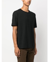 schwarzes T-Shirt mit einem Rundhalsausschnitt von Séfr