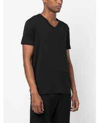 schwarzes T-Shirt mit einem Rundhalsausschnitt von Tom Ford