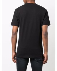 schwarzes T-Shirt mit einem Rundhalsausschnitt von Vans