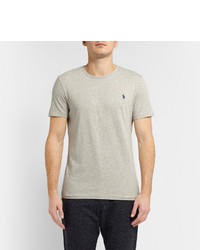 schwarzes T-Shirt mit einem Rundhalsausschnitt von Polo Ralph Lauren