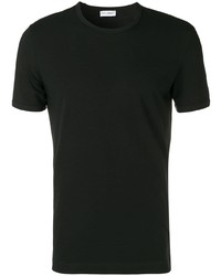 schwarzes T-Shirt mit einem Rundhalsausschnitt von Dolce & Gabbana Underwear