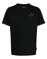schwarzes T-Shirt mit einem Rundhalsausschnitt von SPORT b. by agnès b.