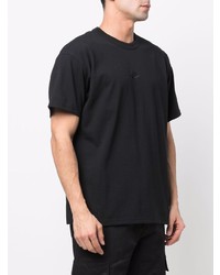 schwarzes T-Shirt mit einem Rundhalsausschnitt von Nike