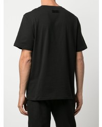 schwarzes T-Shirt mit einem Rundhalsausschnitt von 3.1 Phillip Lim