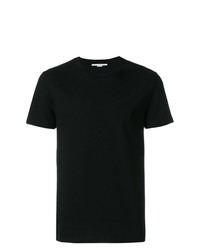 schwarzes T-Shirt mit einem Rundhalsausschnitt von Stella McCartney