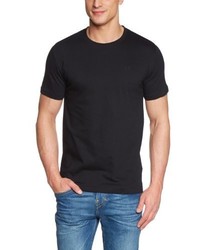 schwarzes T-Shirt mit einem Rundhalsausschnitt von Strellson