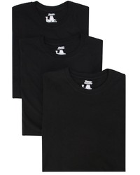 schwarzes T-Shirt mit einem Rundhalsausschnitt von Supreme