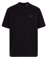 schwarzes T-Shirt mit einem Rundhalsausschnitt von Supreme