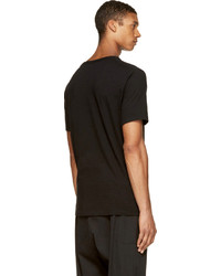 schwarzes T-Shirt mit einem Rundhalsausschnitt von Alexander Wang