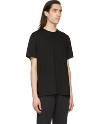 schwarzes T-Shirt mit einem Rundhalsausschnitt von Alexander Wang