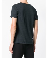 schwarzes T-Shirt mit einem Rundhalsausschnitt von Moschino