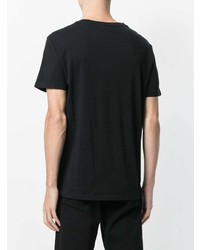 schwarzes T-Shirt mit einem Rundhalsausschnitt von Polo Ralph Lauren