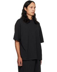 schwarzes T-Shirt mit einem Rundhalsausschnitt von Acne Studios