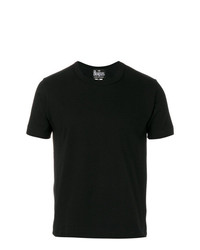 schwarzes T-Shirt mit einem Rundhalsausschnitt von The Beatles X Comme Des Garçons