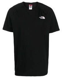 schwarzes T-Shirt mit einem Rundhalsausschnitt von The North Face