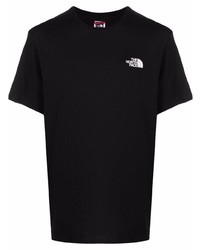 schwarzes T-Shirt mit einem Rundhalsausschnitt von The North Face