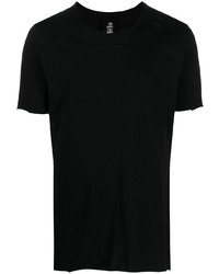 schwarzes T-Shirt mit einem Rundhalsausschnitt von Thom Krom