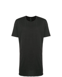 schwarzes T-Shirt mit einem Rundhalsausschnitt von Thom Krom