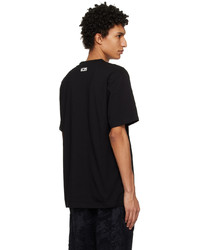 schwarzes T-Shirt mit einem Rundhalsausschnitt von Gcds
