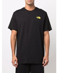 schwarzes T-Shirt mit einem Rundhalsausschnitt von The North Face