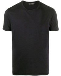 schwarzes T-Shirt mit einem Rundhalsausschnitt von Tom Ford