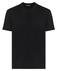 schwarzes T-Shirt mit einem Rundhalsausschnitt von Tom Ford