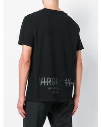 schwarzes T-Shirt mit einem Rundhalsausschnitt von RtA