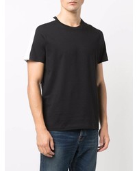 schwarzes T-Shirt mit einem Rundhalsausschnitt von Calvin Klein Jeans