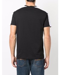 schwarzes T-Shirt mit einem Rundhalsausschnitt von Calvin Klein Jeans