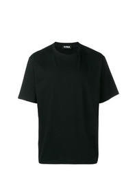 schwarzes T-Shirt mit einem Rundhalsausschnitt von U.P.W.W.