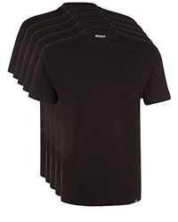 schwarzes T-Shirt mit einem Rundhalsausschnitt von Ultrasport