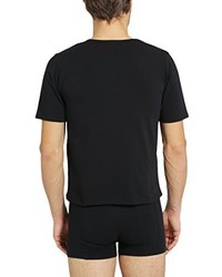 schwarzes T-Shirt mit einem Rundhalsausschnitt von Ultrasport