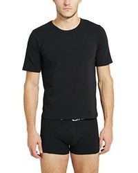schwarzes T-Shirt mit einem Rundhalsausschnitt von Ultrasport