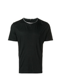 schwarzes T-Shirt mit einem Rundhalsausschnitt von Unconditional