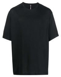 schwarzes T-Shirt mit einem Rundhalsausschnitt von Veilance