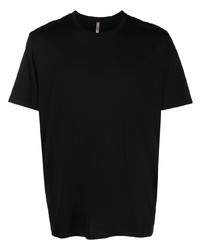 schwarzes T-Shirt mit einem Rundhalsausschnitt von Veilance