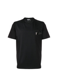 schwarzes T-Shirt mit einem Rundhalsausschnitt von Versus