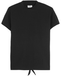schwarzes T-Shirt mit einem Rundhalsausschnitt von Vetements