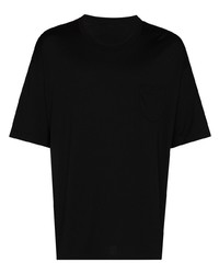 schwarzes T-Shirt mit einem Rundhalsausschnitt von VISVIM