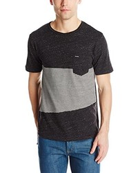 schwarzes T-Shirt mit einem Rundhalsausschnitt von Volcom